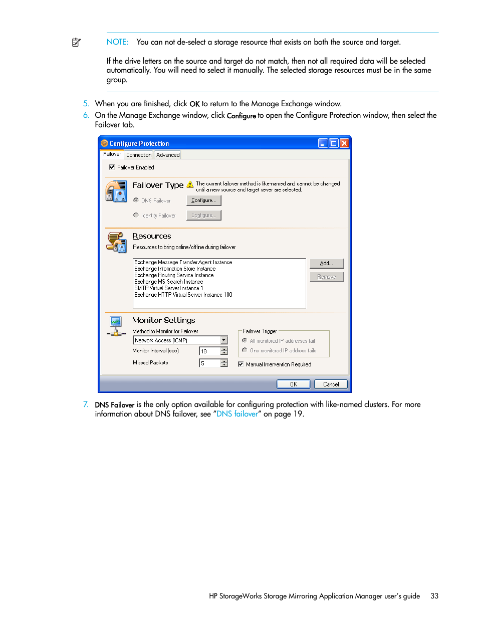 HP Storage Mirroring V5 Software User Manual | Page 43 / 132