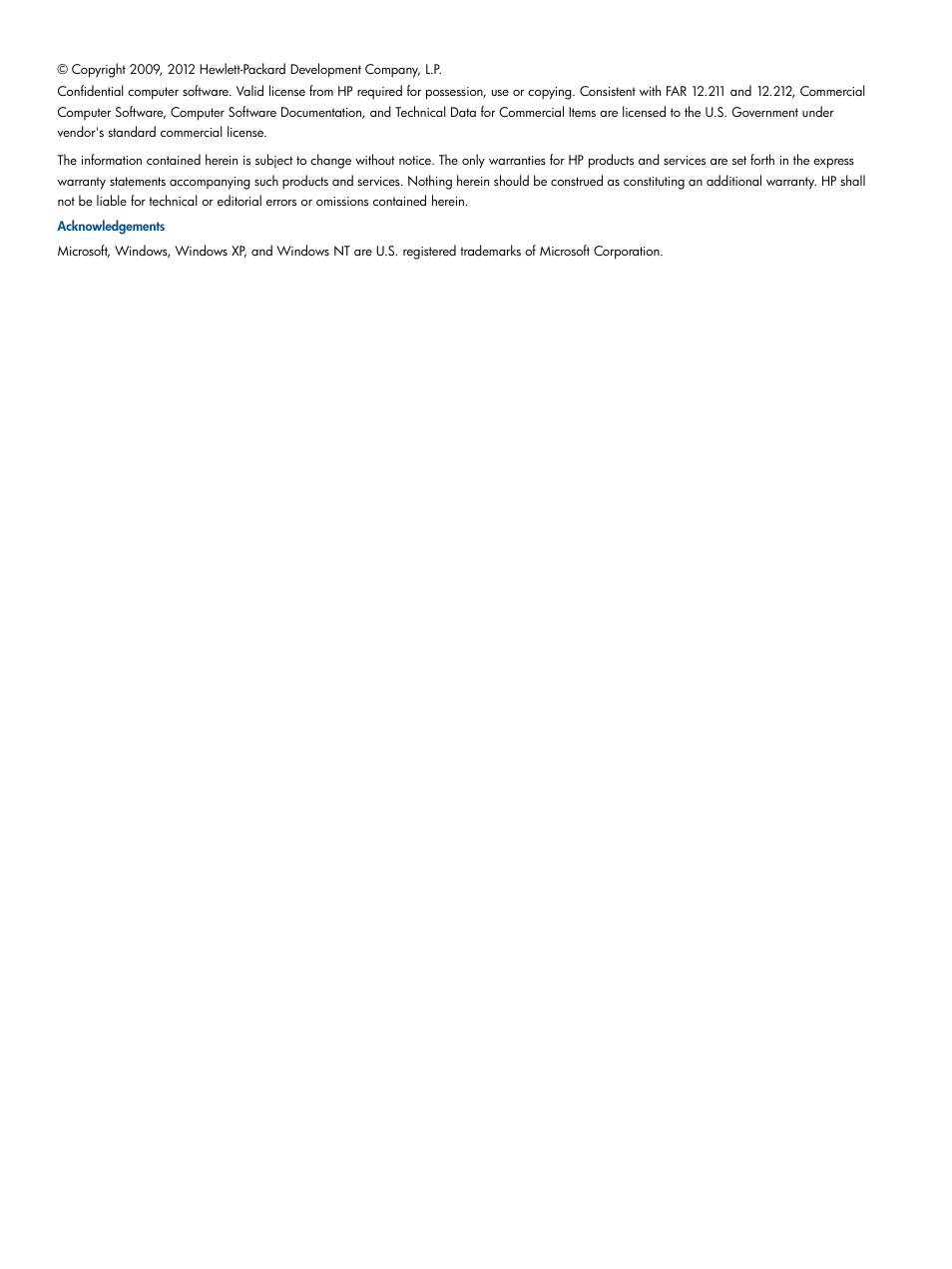 HP LeftHand P4000 Virtual SAN Appliance Software User Manual | Page 2 / 275