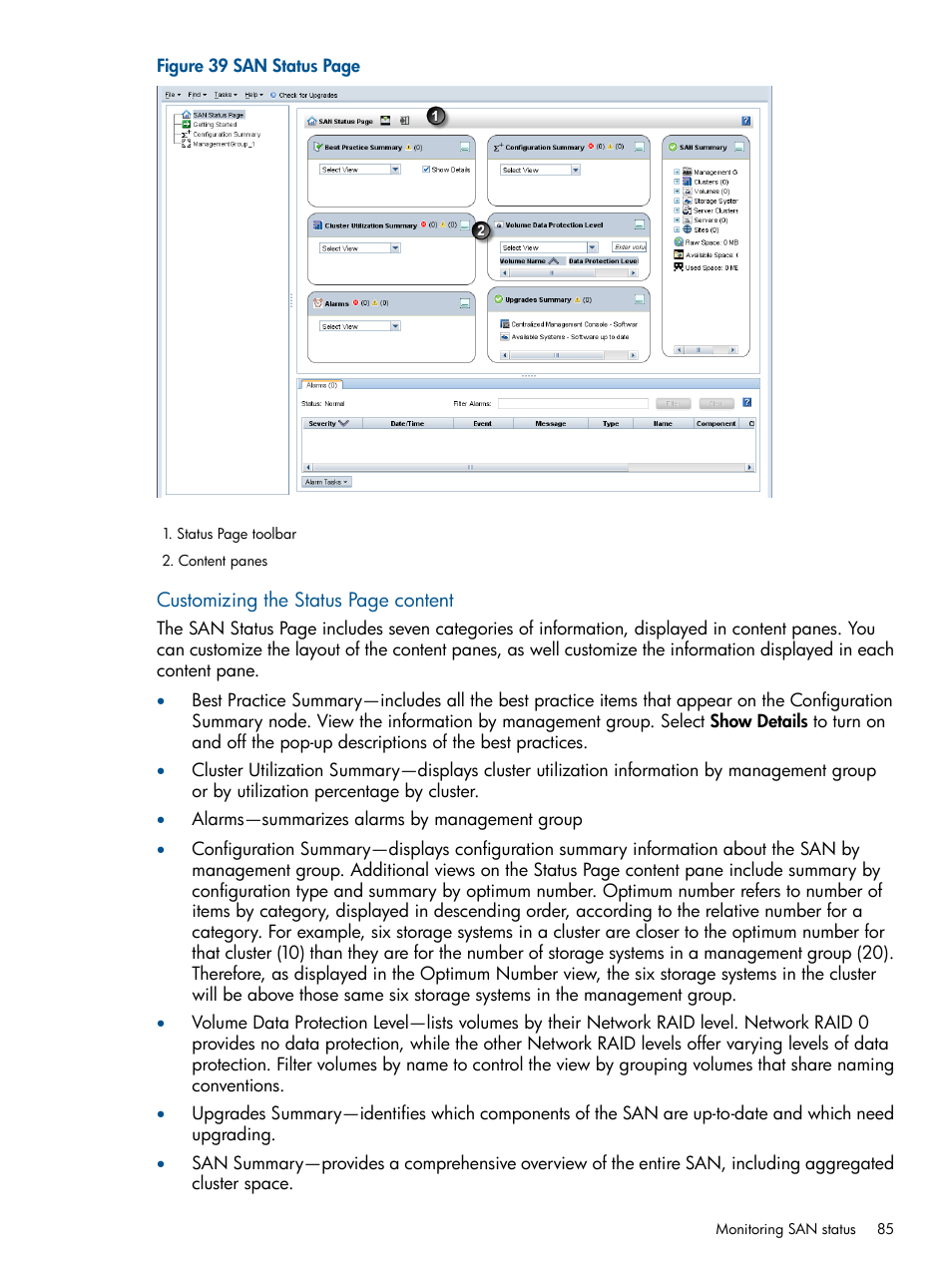 HP LeftHand P4000 Virtual SAN Appliance Software User Manual | Page 85 / 275