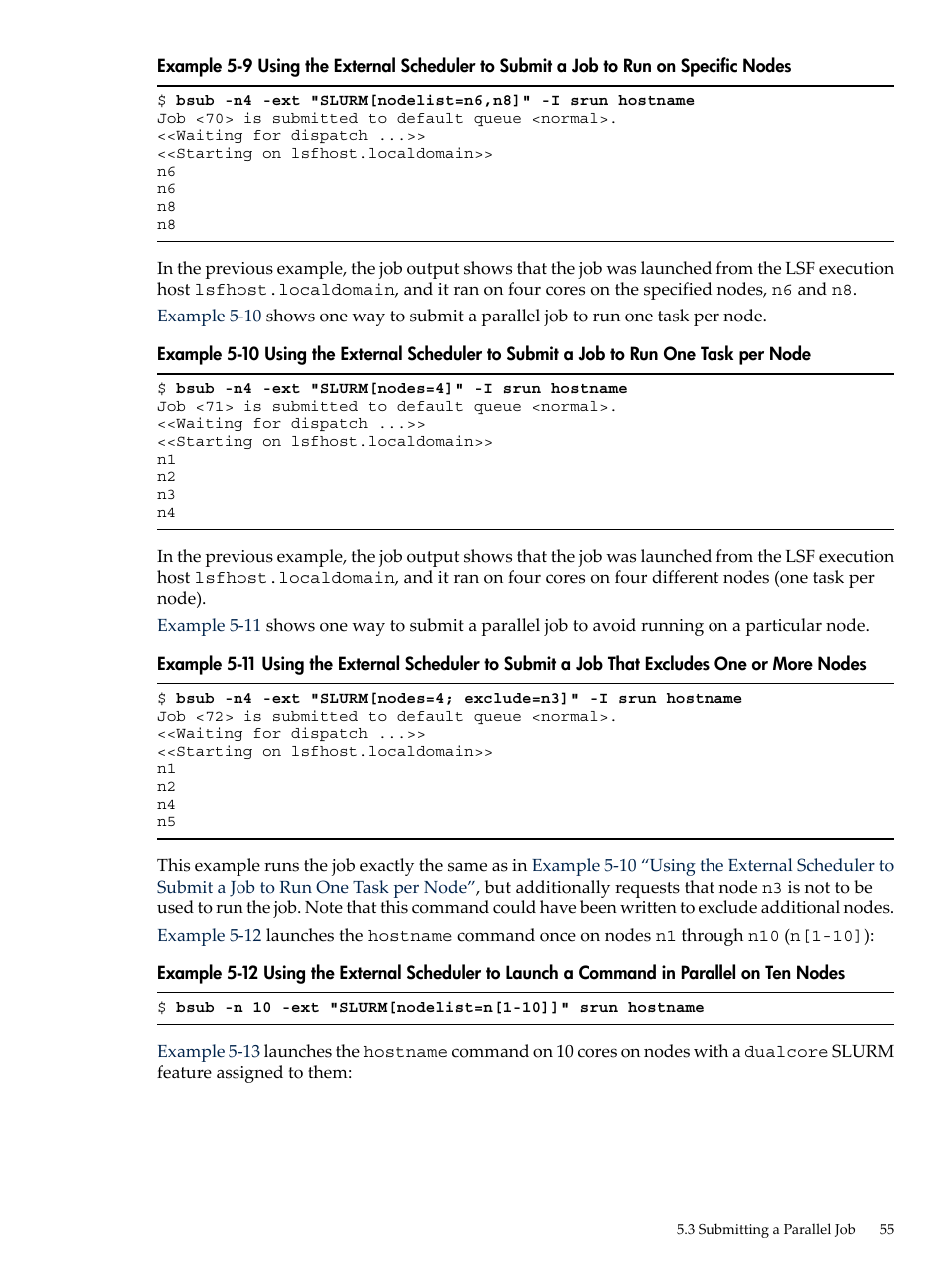 HP XC System 4.x Software User Manual | Page 55 / 135