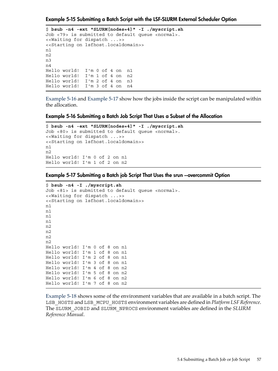 HP XC System 4.x Software User Manual | Page 57 / 135