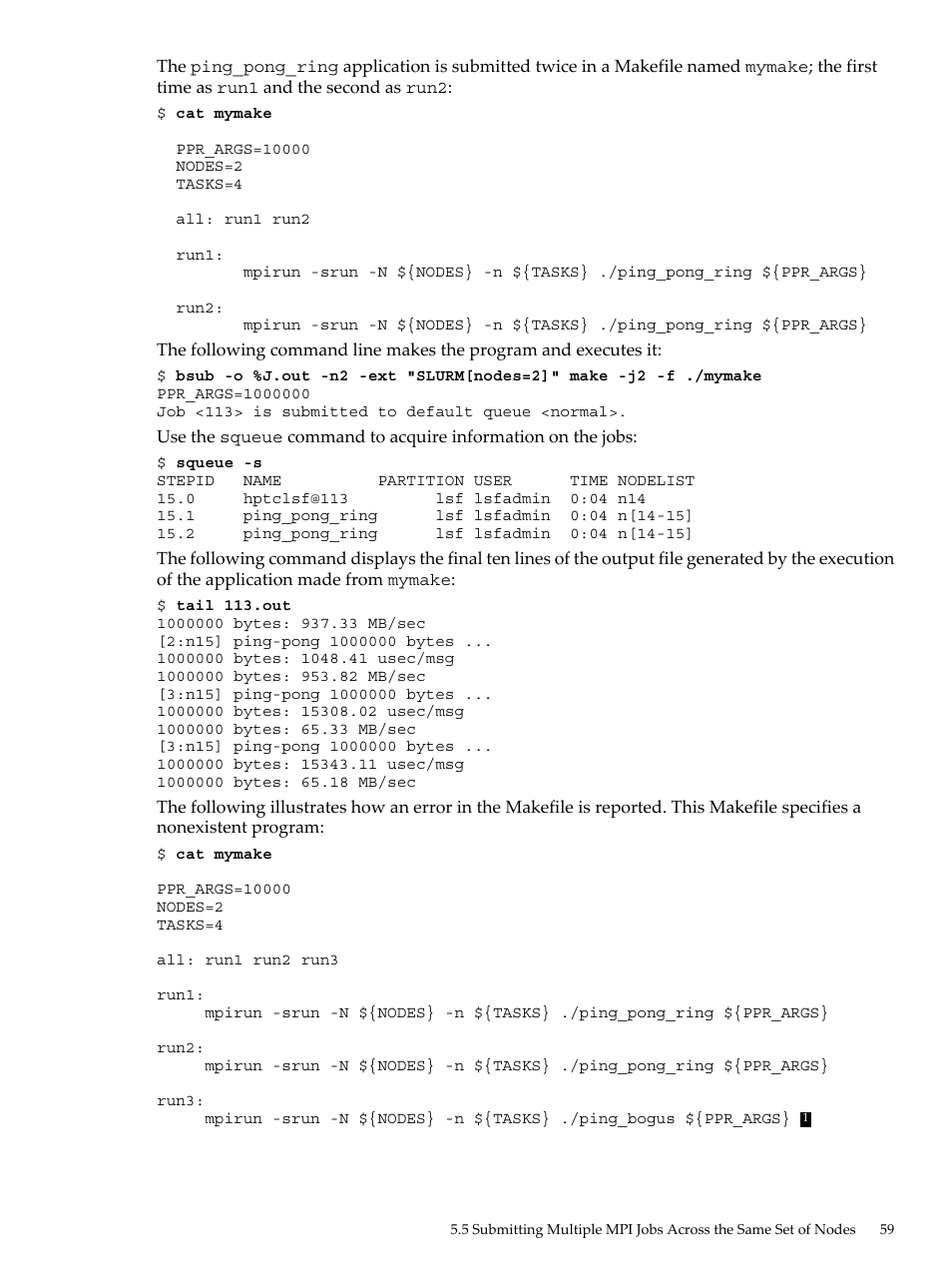 HP XC System 4.x Software User Manual | Page 59 / 135