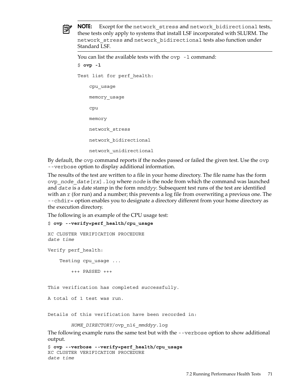 HP XC System 4.x Software User Manual | Page 71 / 135