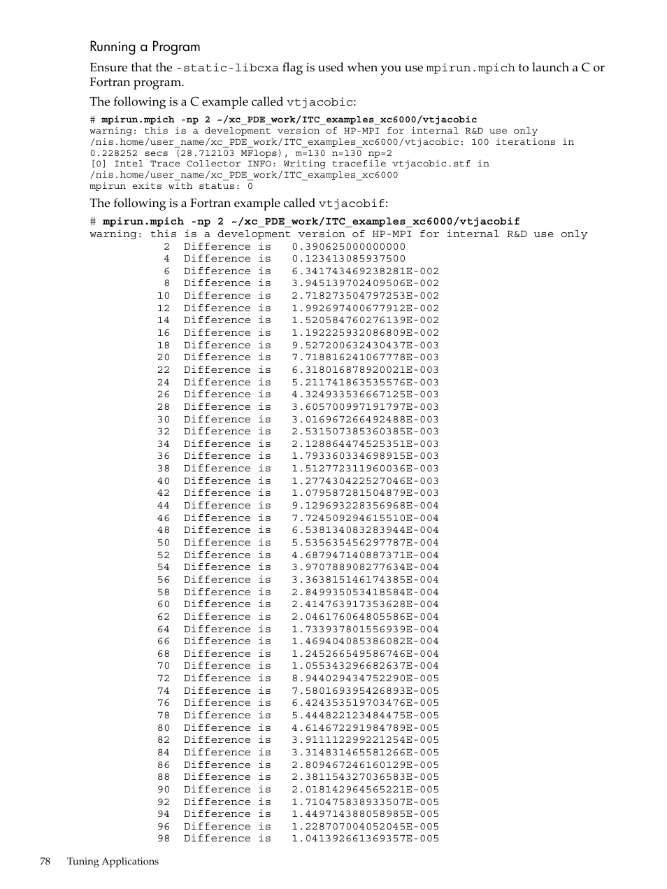 HP XC System 4.x Software User Manual | Page 78 / 135