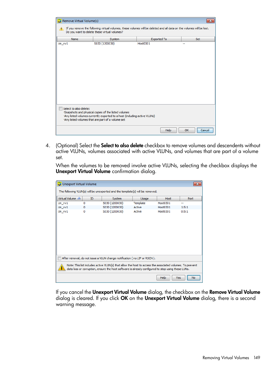 HP 3PAR Operating System Software User Manual | Page 149 / 524