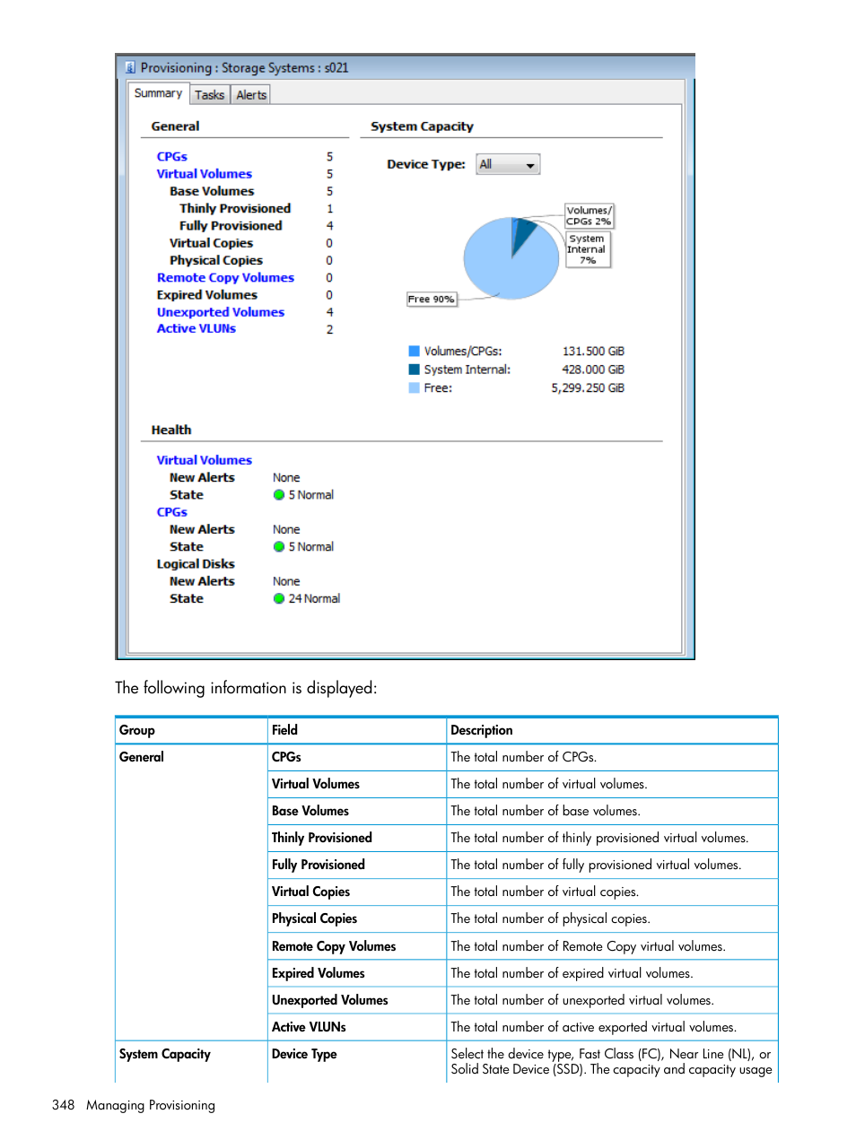 HP 3PAR Operating System Software User Manual | Page 348 / 524