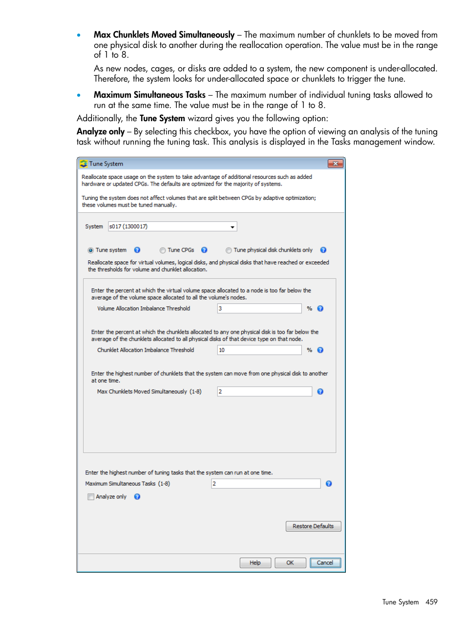 HP 3PAR Operating System Software User Manual | Page 459 / 524