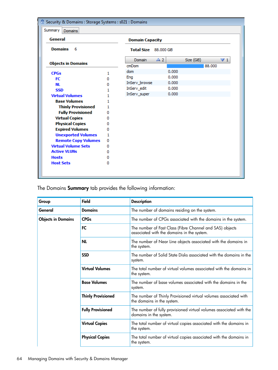 HP 3PAR Operating System Software User Manual | Page 64 / 524