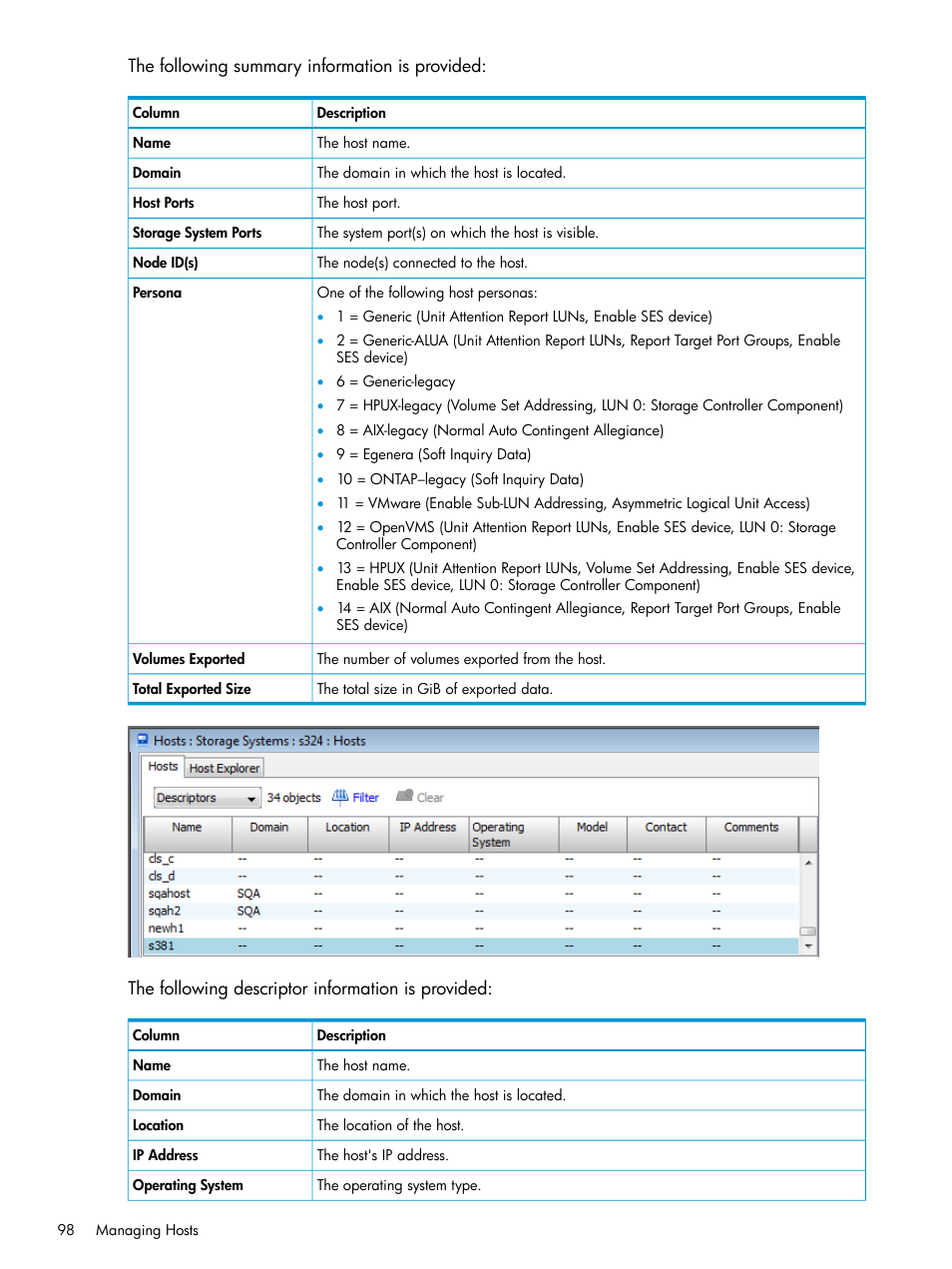 HP 3PAR Operating System Software User Manual | Page 98 / 524