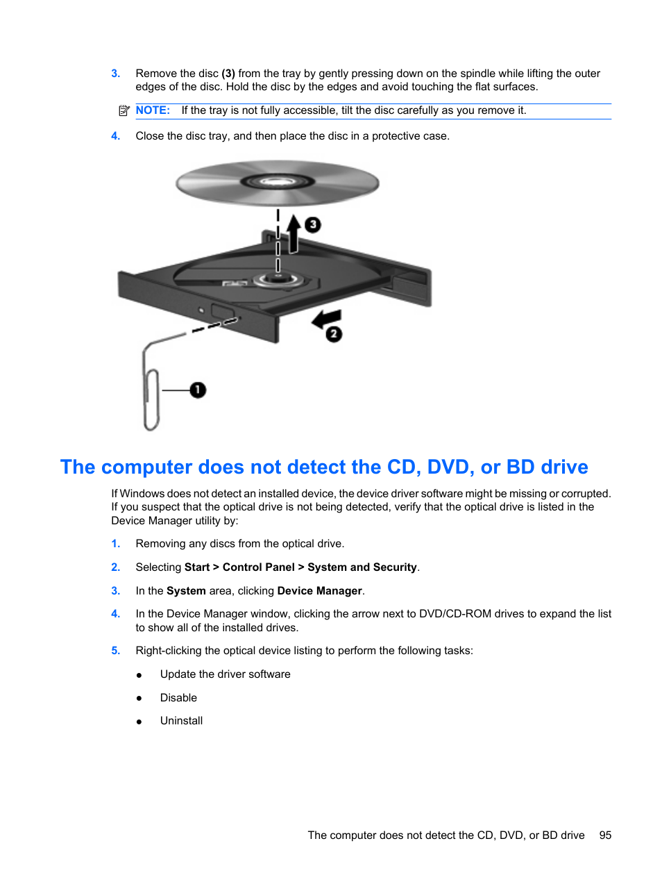 HP Pavilion dv6z-3200 CTO Select Edition Entertainment Notebook PC User Manual | Page 105 / 129