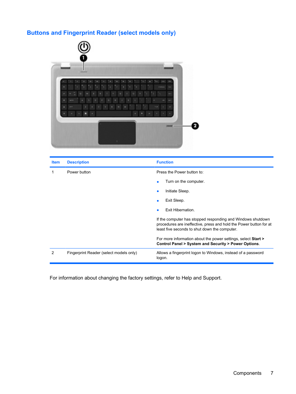 HP Pavilion dv6z-3200 CTO Select Edition Entertainment Notebook PC User Manual | Page 17 / 129