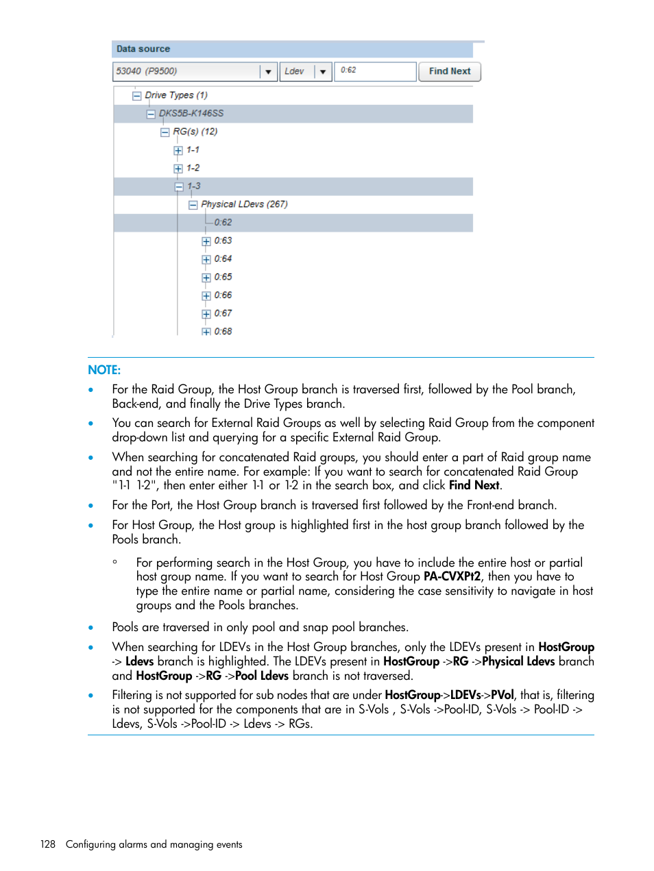 HP XP Performance Advisor Software User Manual | Page 128 / 416
