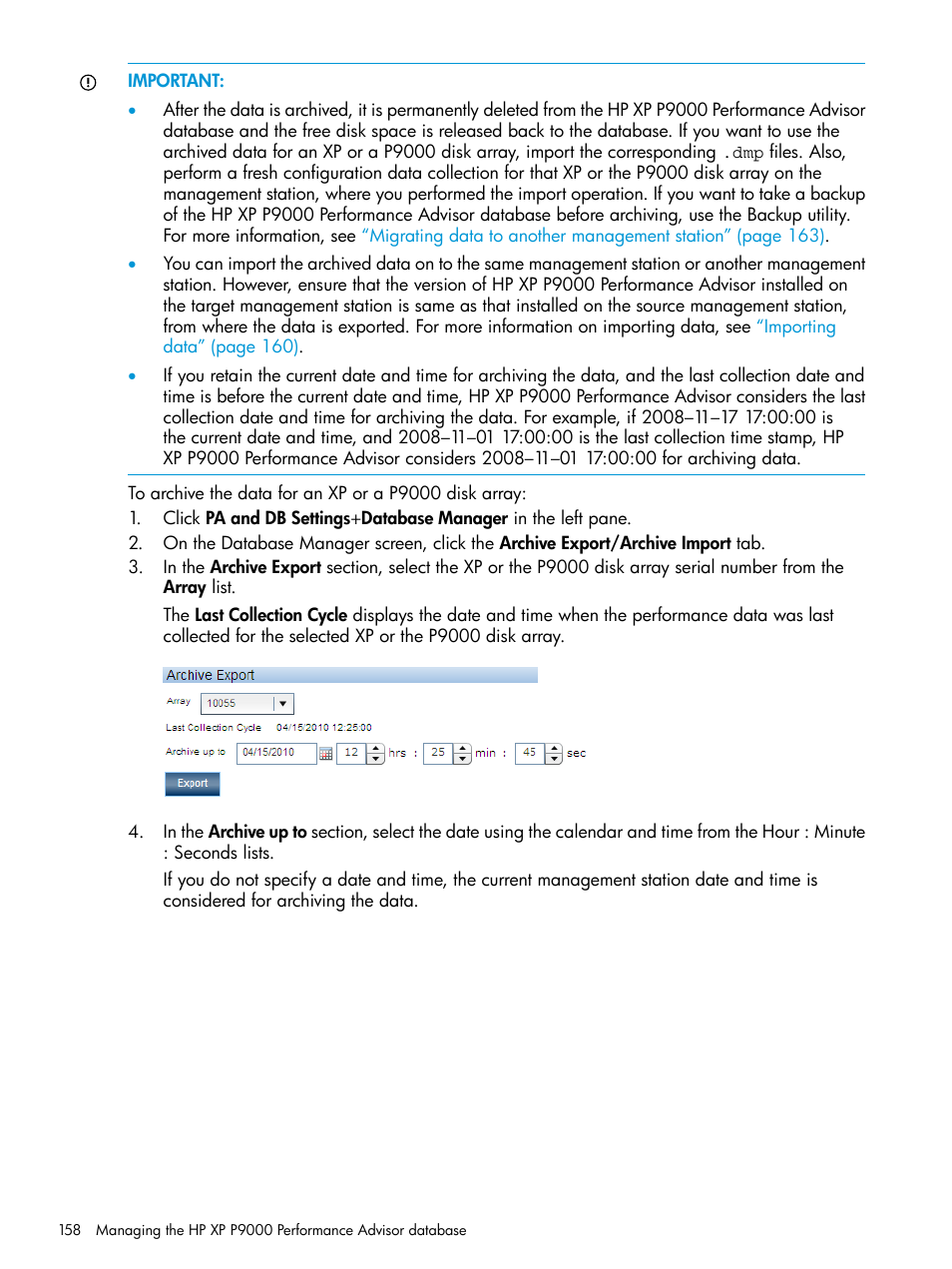 HP XP Performance Advisor Software User Manual | Page 158 / 416