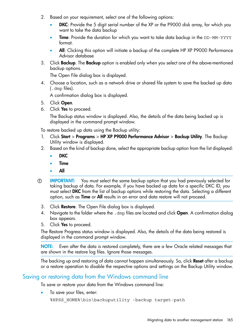 HP XP Performance Advisor Software User Manual | Page 165 / 416