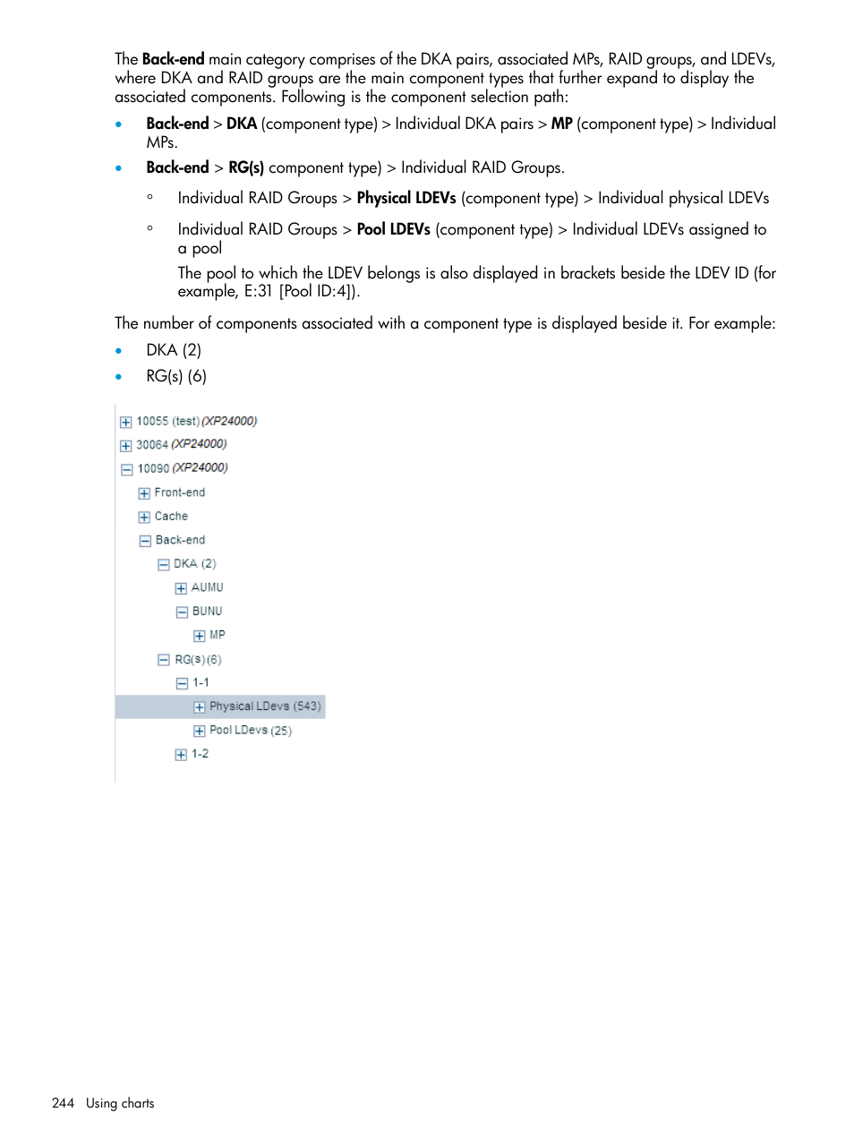 HP XP Performance Advisor Software User Manual | Page 244 / 416