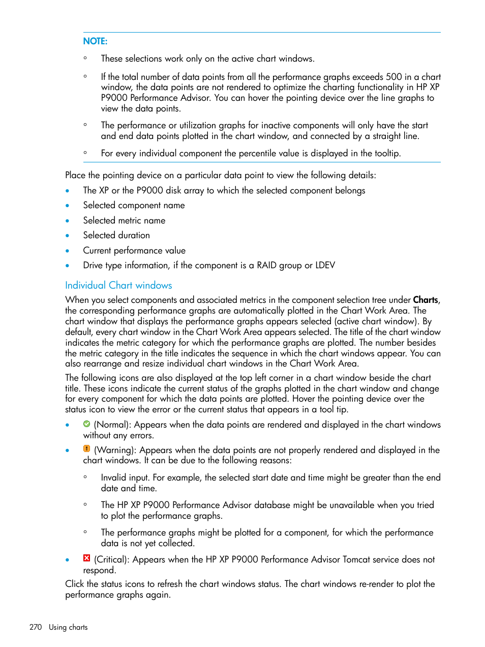 HP XP Performance Advisor Software User Manual | Page 270 / 416