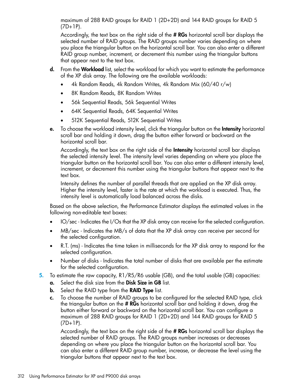 HP XP Performance Advisor Software User Manual | Page 312 / 416