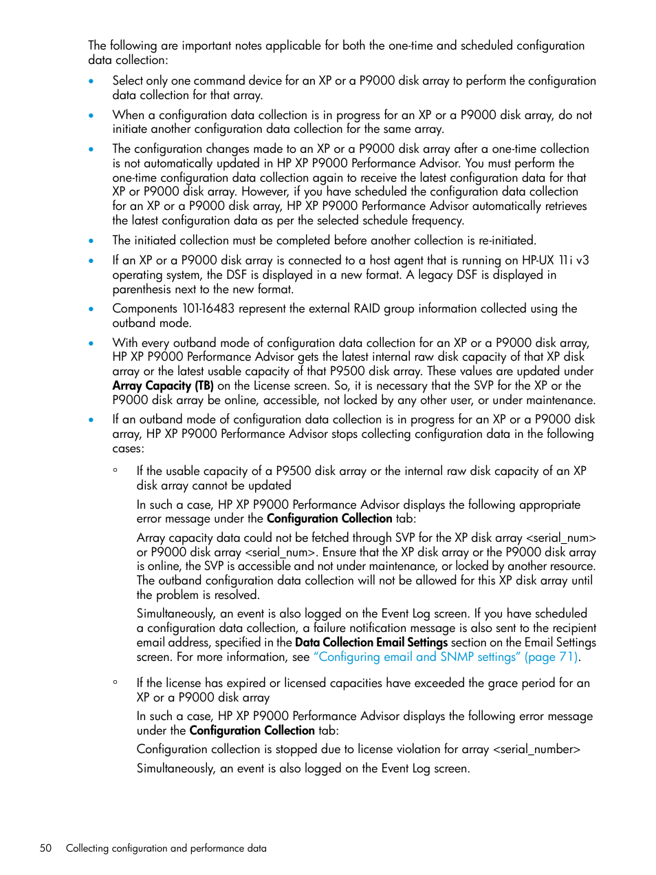 HP XP Performance Advisor Software User Manual | Page 50 / 416