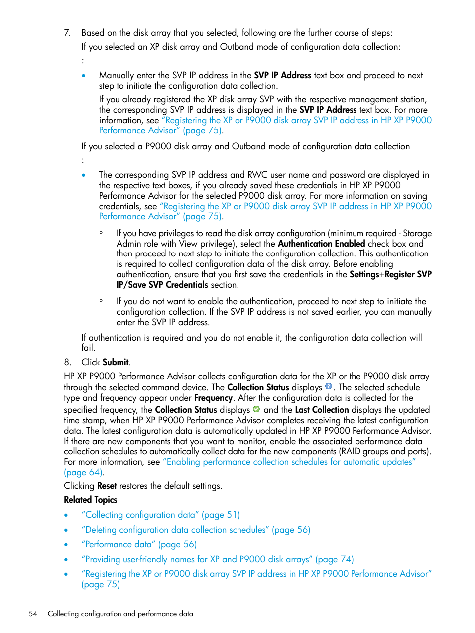 HP XP Performance Advisor Software User Manual | Page 54 / 416