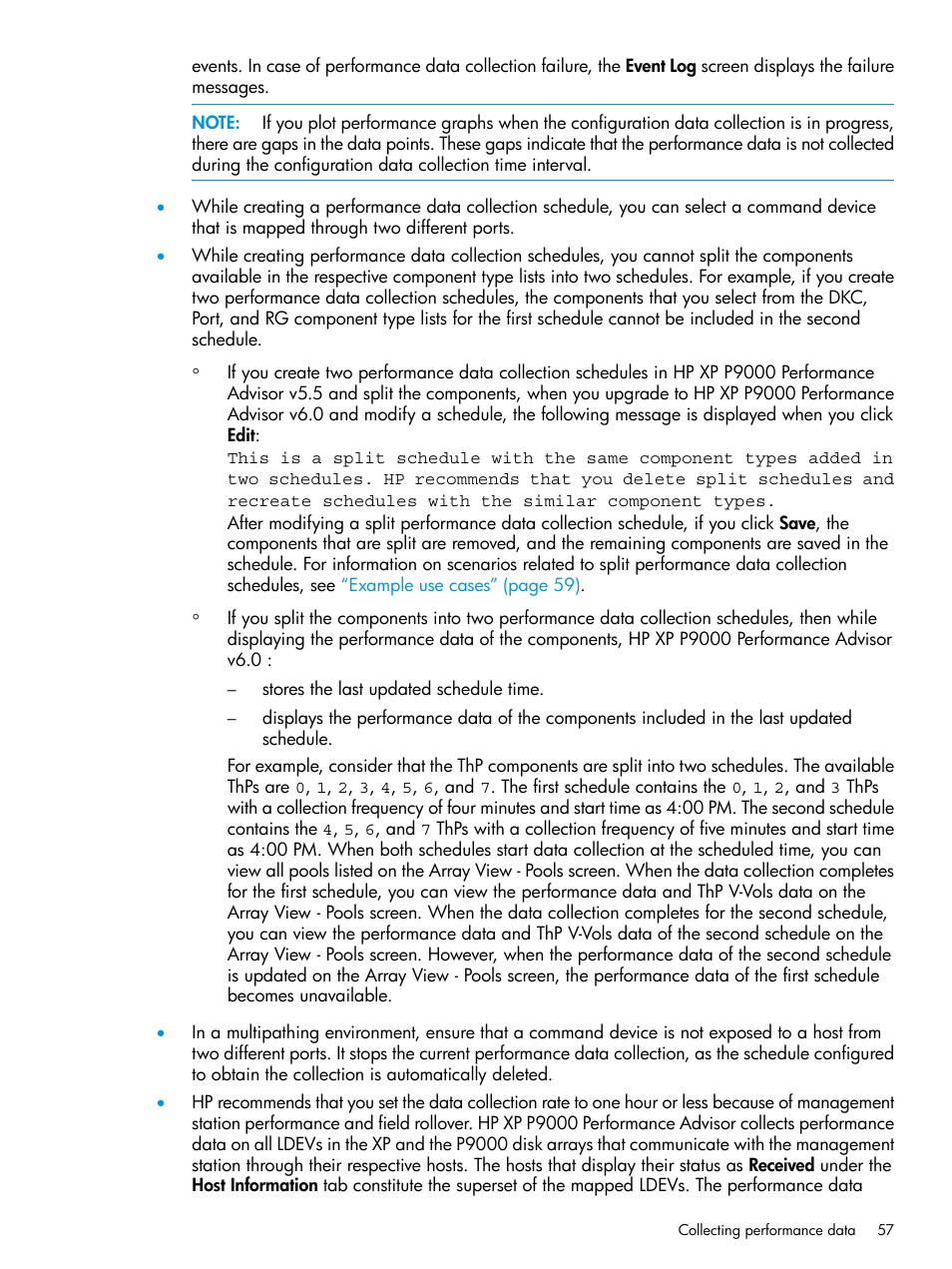 HP XP Performance Advisor Software User Manual | Page 57 / 416
