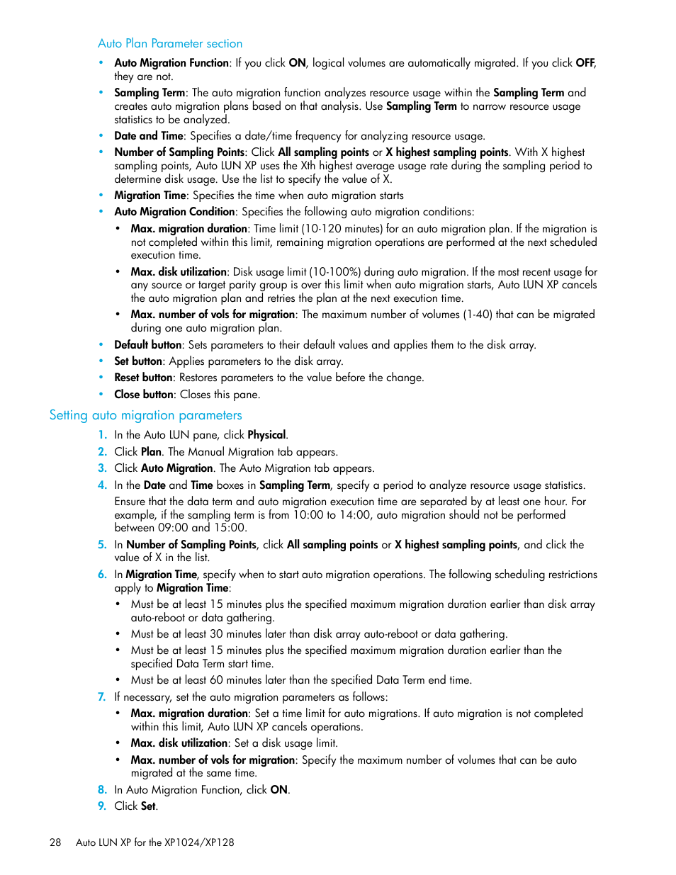 HP XP Auto LUN Software User Manual | Page 28 / 56