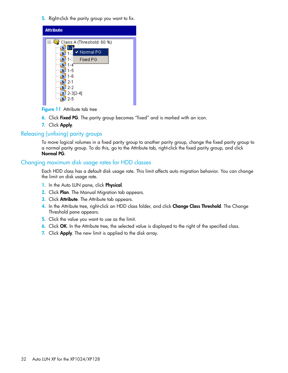 HP XP Auto LUN Software User Manual | Page 32 / 56