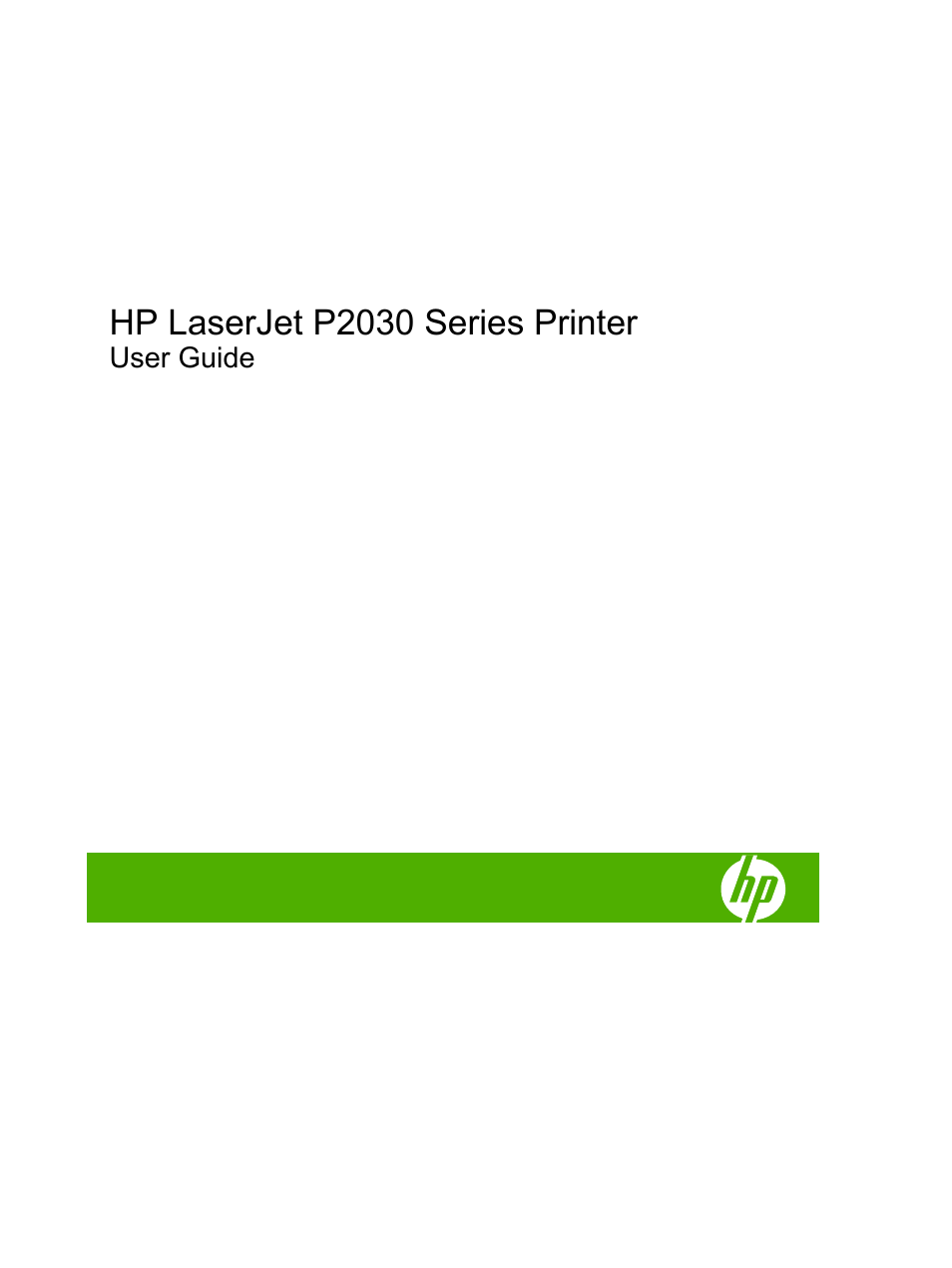 Hp laserjet p2030 series printer | HP LaserJet P2035 User Manual | Page 3 / 148
