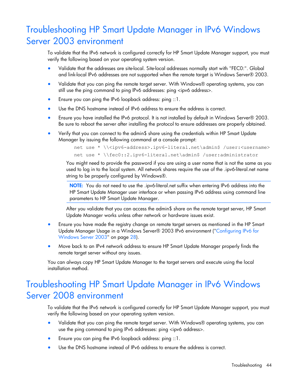 HP SmartStart-Software User Manual | Page 44 / 51