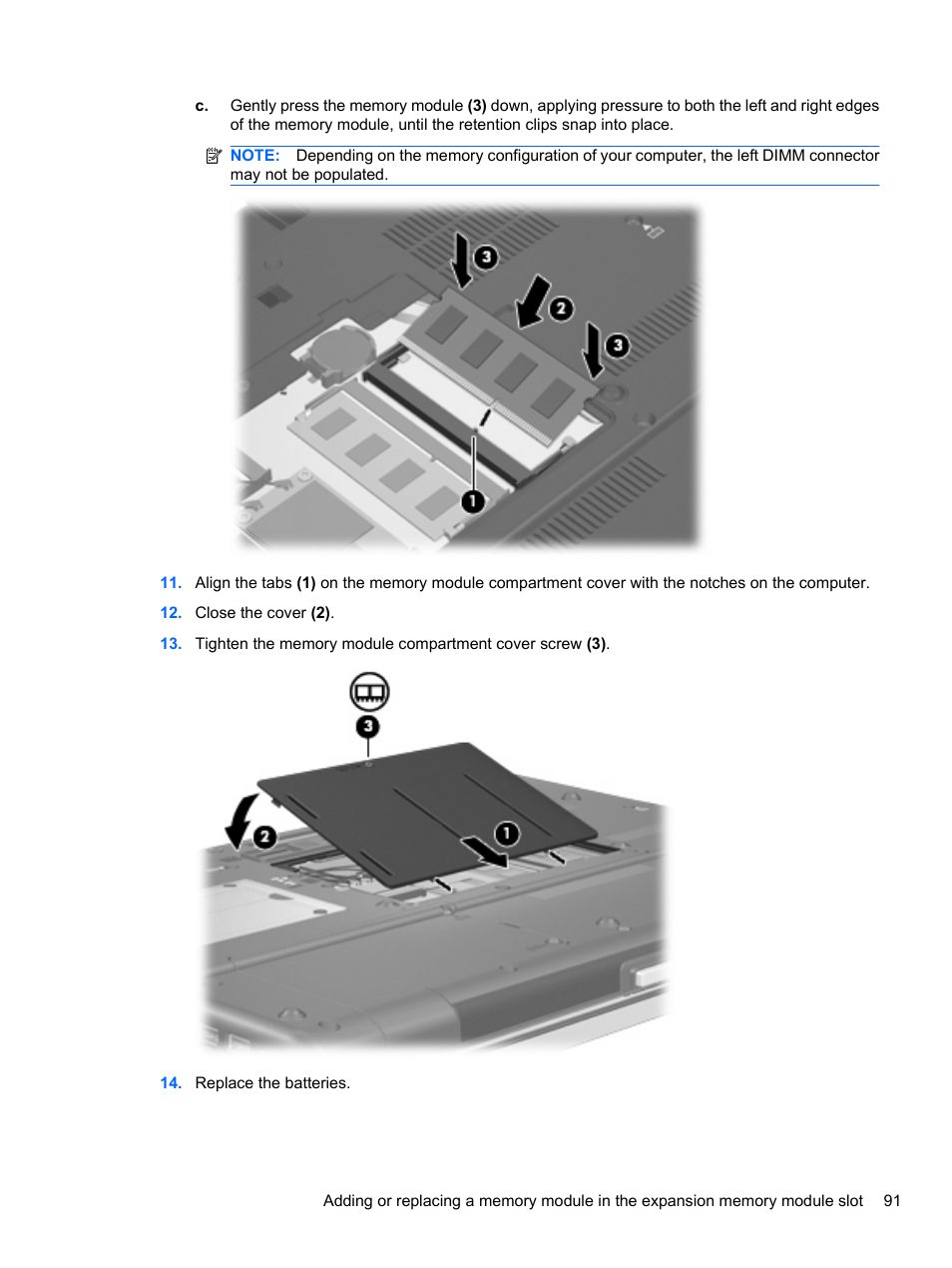 HP EliteBook 8740w Mobile Workstation User Manual | Page 103 / 148
