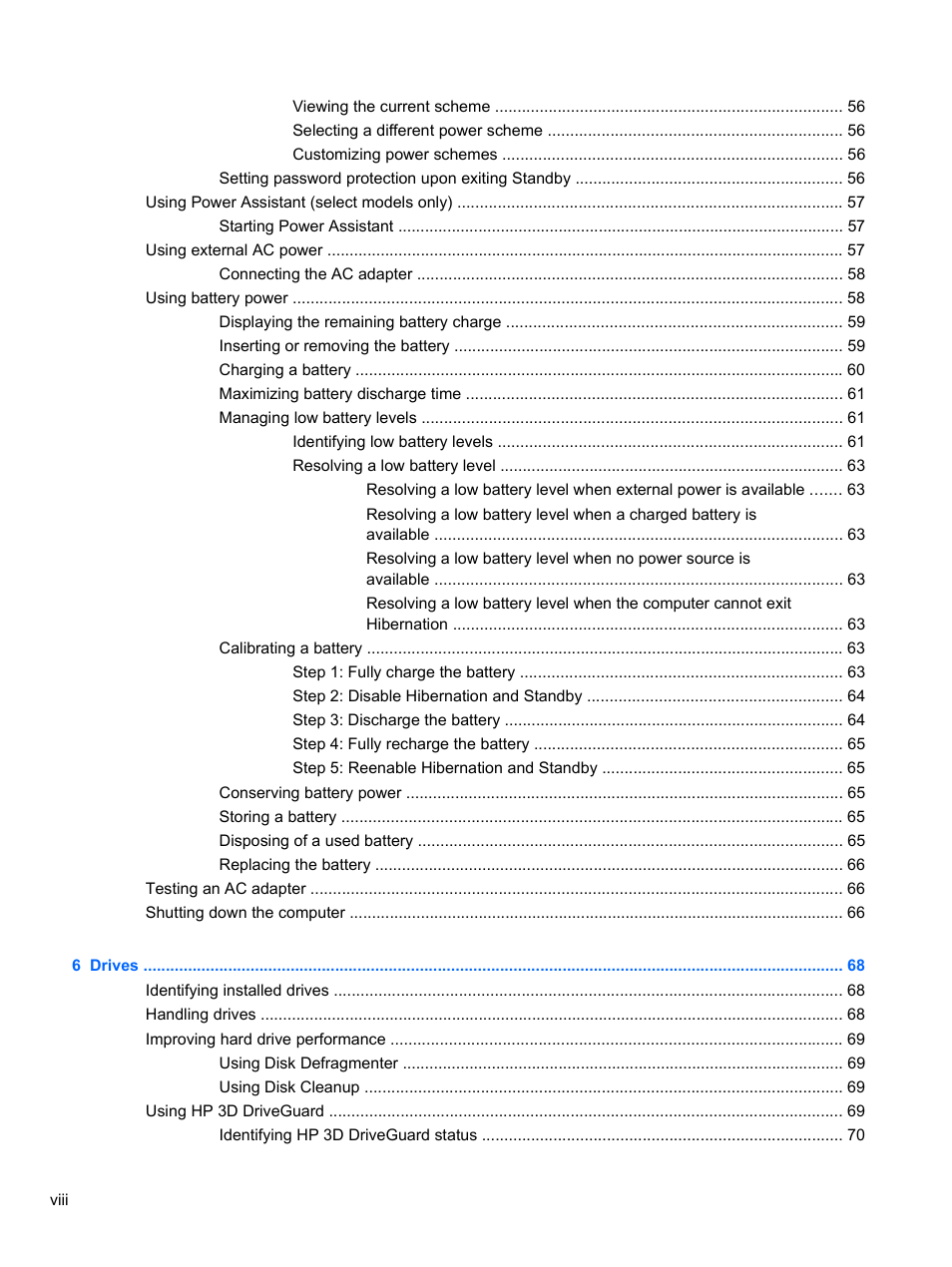 HP EliteBook 8740w Mobile Workstation User Manual | Page 8 / 148