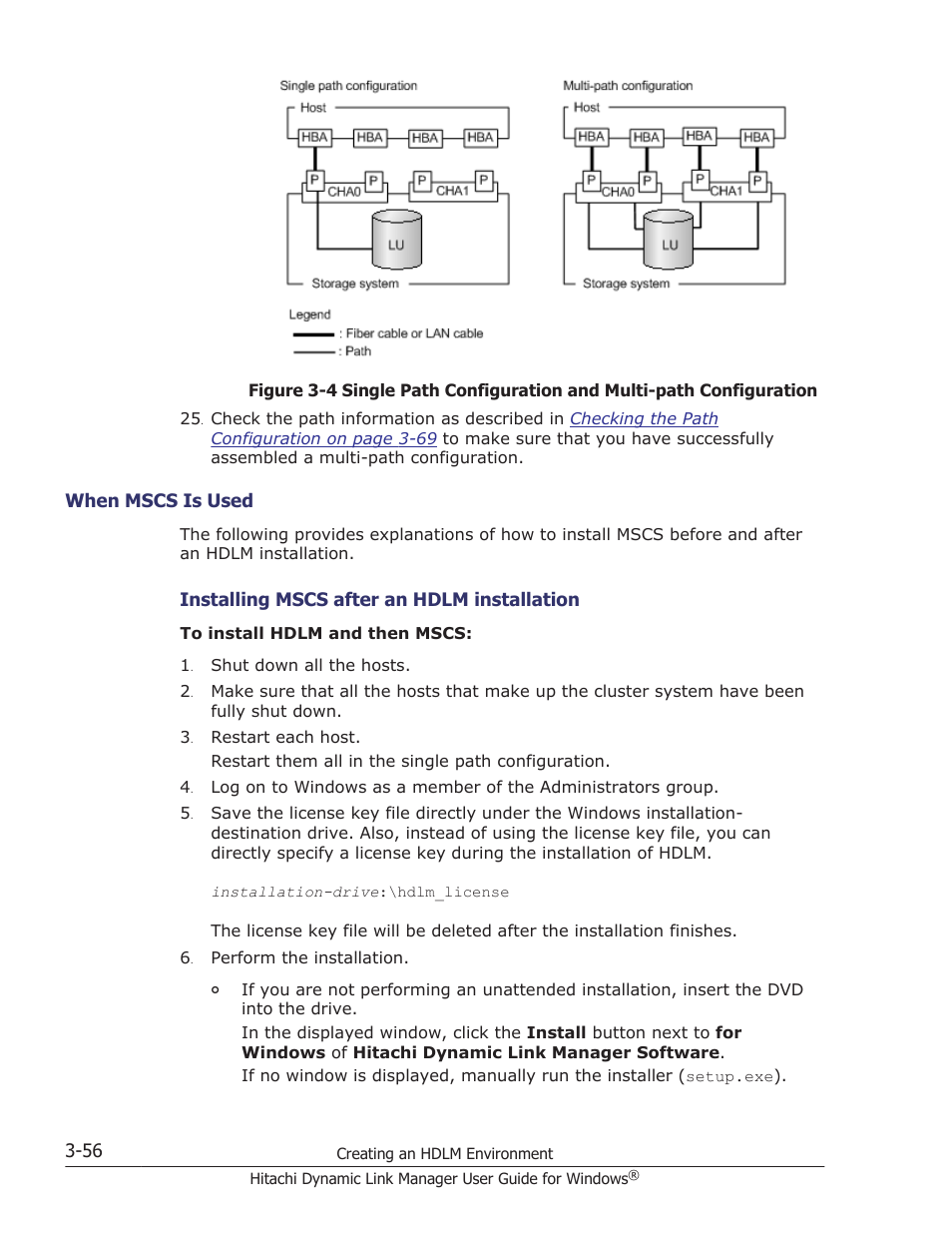 When mscs is used -56 | HP XP P9500 Storage User Manual | Page 124 / 440