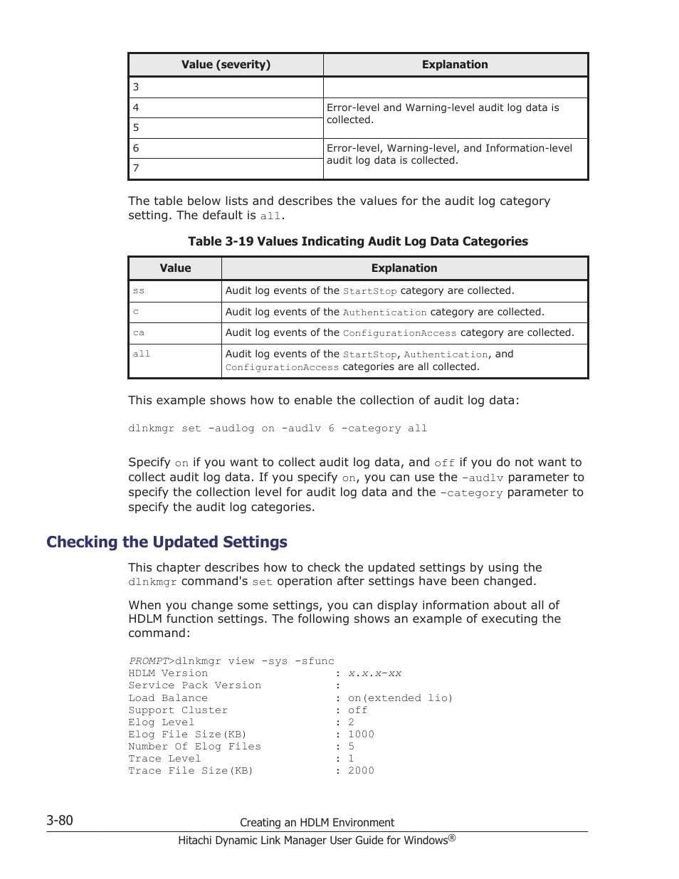 Checking the updated settings, Checking the updated settings -80 | HP XP P9500 Storage User Manual | Page 148 / 440