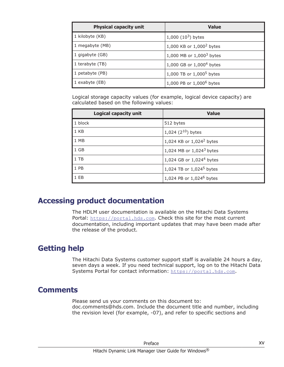 Accessing product documentation, Getting help, Comments | HP XP P9500 Storage User Manual | Page 15 / 440