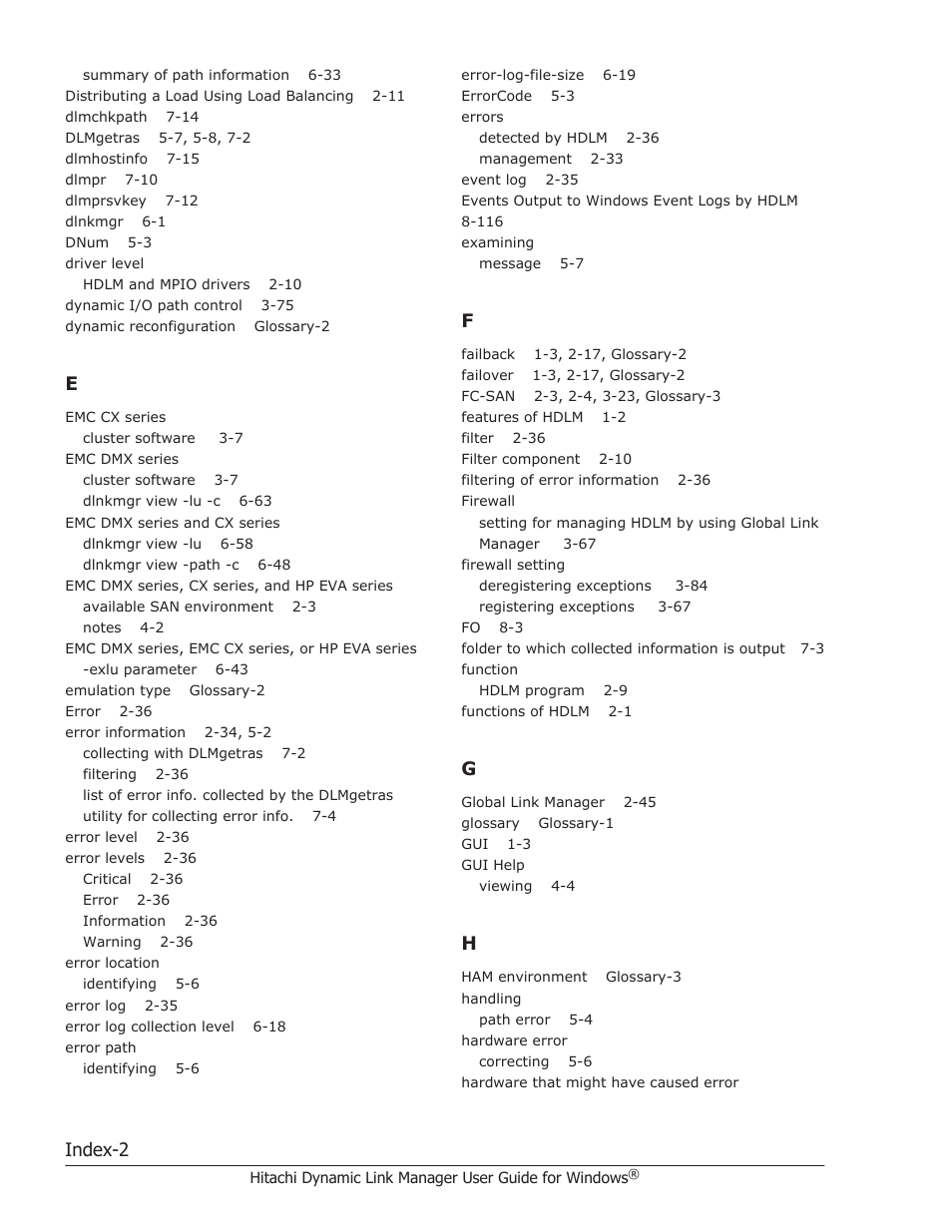 Index-2 | HP XP P9500 Storage User Manual | Page 434 / 440