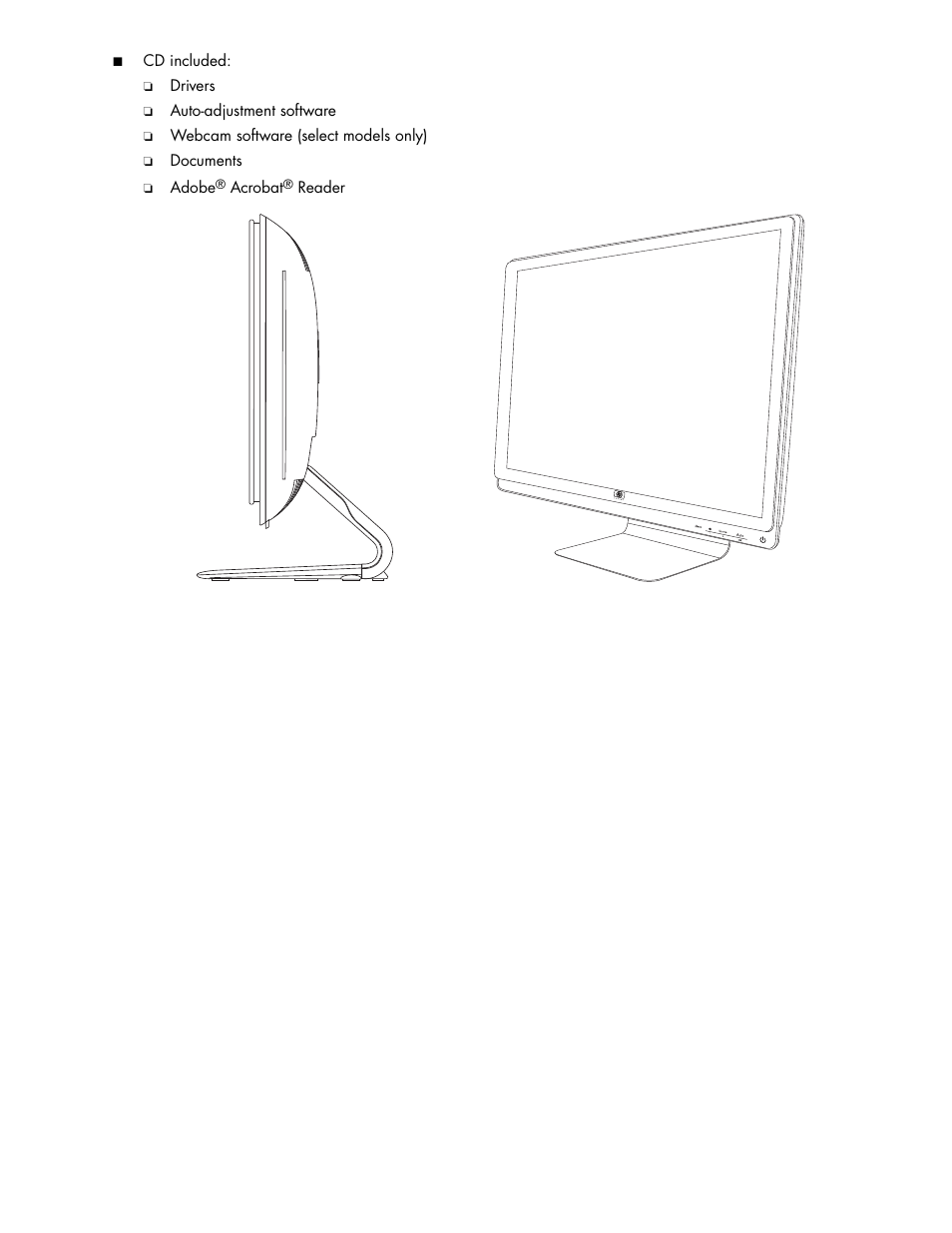 HP 2009m 20-inch Diagonal HD Ready LCD Monitor User Manual | Page 8 / 48