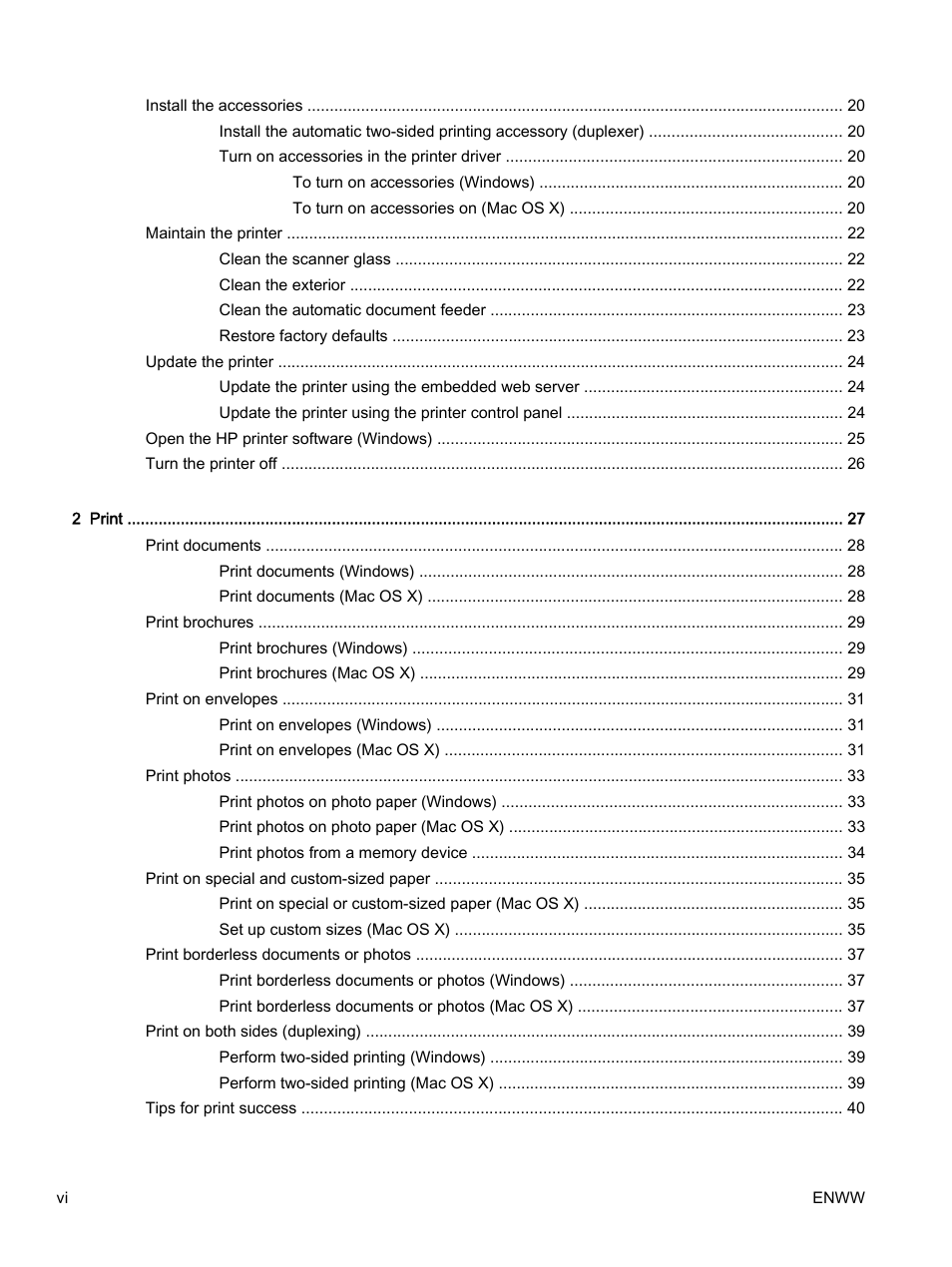 HP Officejet 7612 Wide Format e-All-in-One User Manual | Page 7 / 317