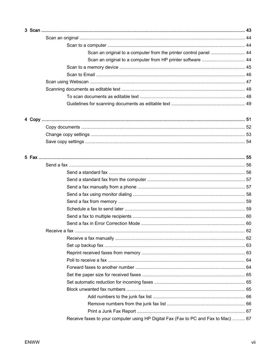 HP Officejet 7612 Wide Format e-All-in-One User Manual | Page 8 / 317