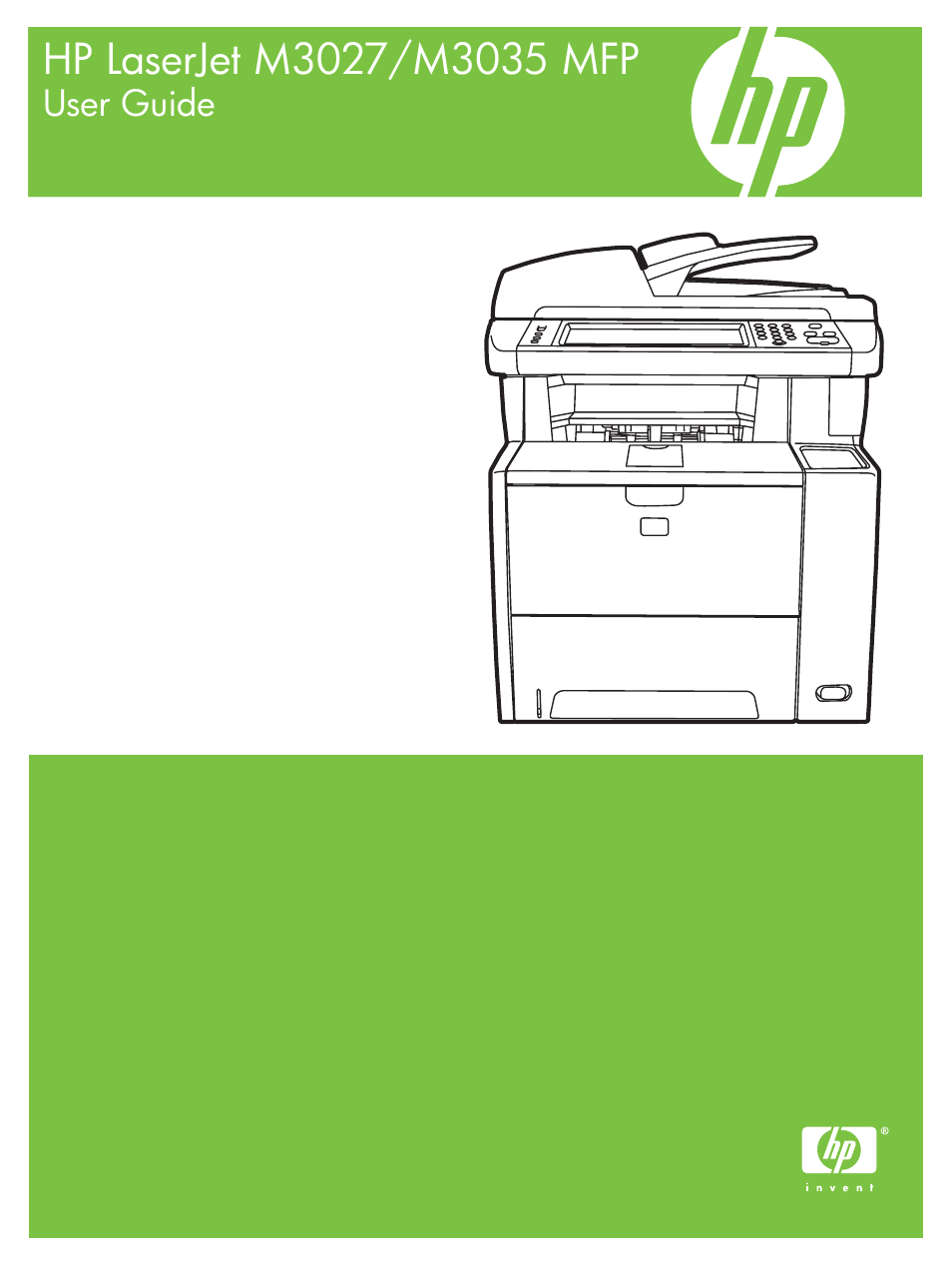 HP LaserJet M3027 Multifunction Printer series User Manual | 270 pages
