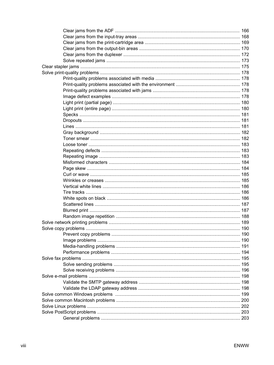 HP LaserJet M3027 Multifunction Printer series User Manual | Page 10 / 270