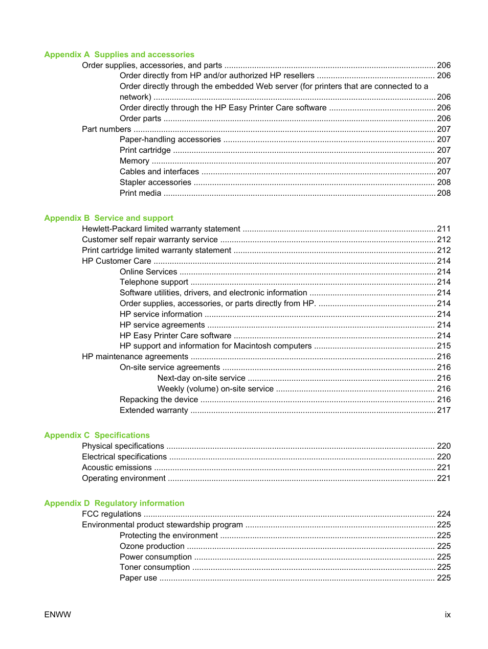 HP LaserJet M3027 Multifunction Printer series User Manual | Page 11 / 270