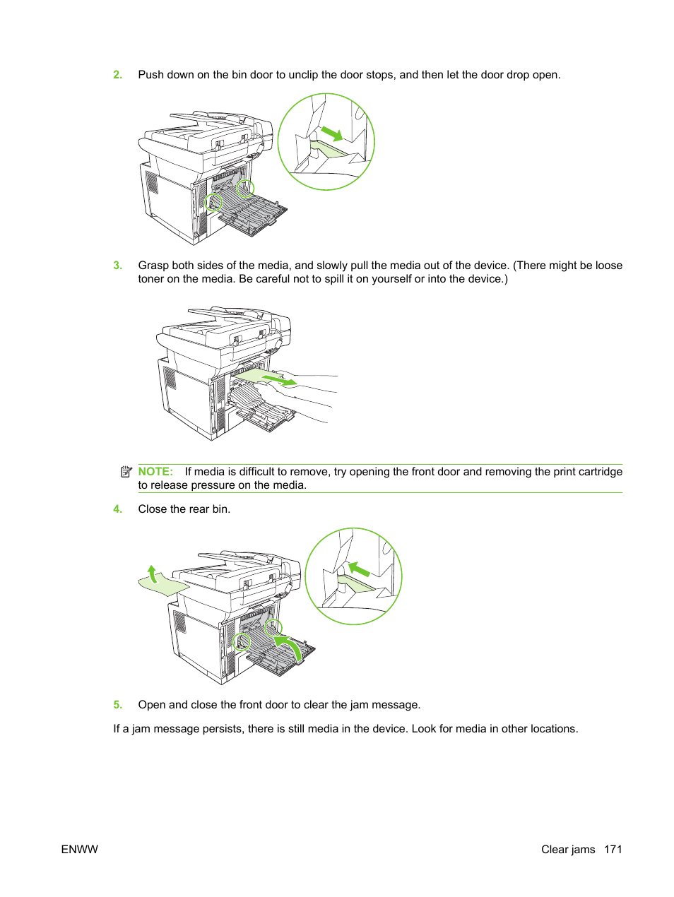 HP LaserJet M3027 Multifunction Printer series User Manual | Page 183 / 270