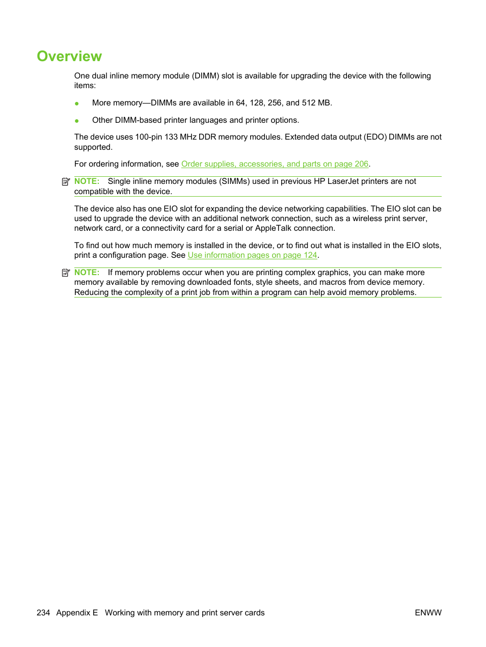 Overview | HP LaserJet M3027 Multifunction Printer series User Manual | Page 246 / 270