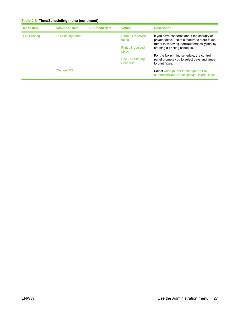 HP LaserJet M3027 Multifunction Printer series User Manual | Page 39 / 270