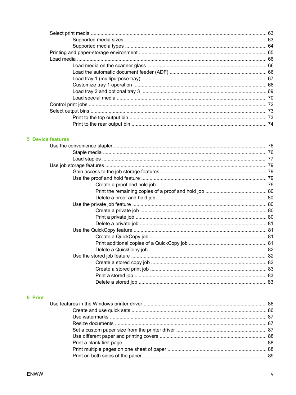 HP LaserJet M3027 Multifunction Printer series User Manual | Page 7 / 270
