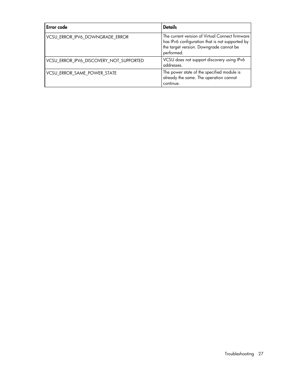 HP Virtual Connect 8Gb 20-port Fibre Channel Module for c-Class BladeSystem User Manual | Page 27 / 31