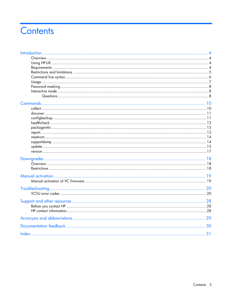 HP Virtual Connect 8Gb 20-port Fibre Channel Module for c-Class BladeSystem User Manual | Page 3 / 31