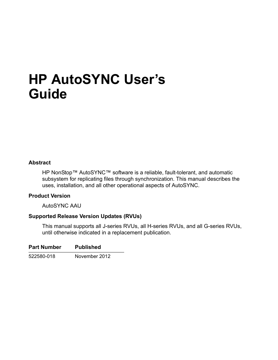 HP Integrity NonStop J-Series User Manual | 266 pages