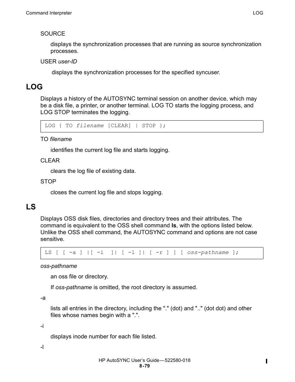 Can be used to display information | HP Integrity NonStop J-Series User Manual | Page 173 / 266