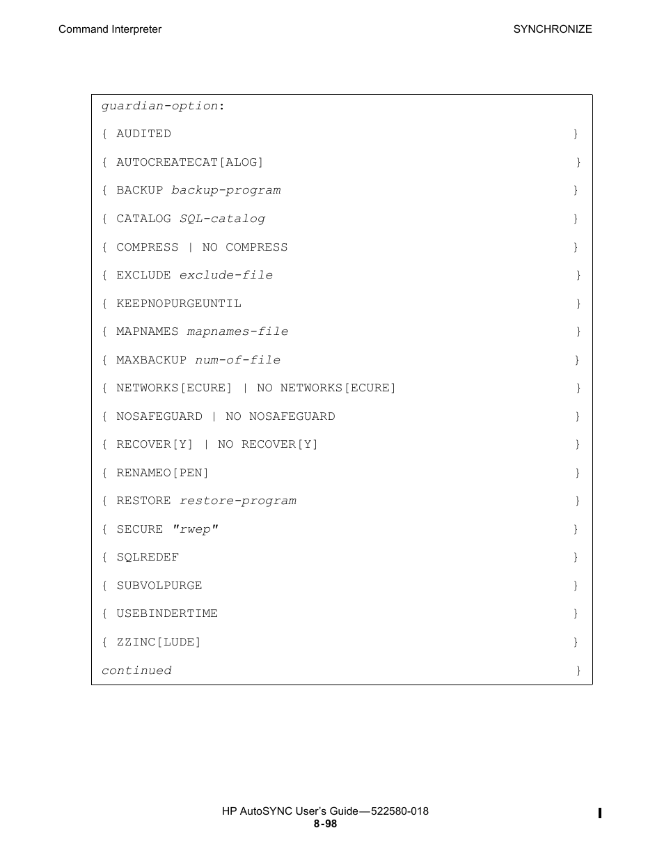 HP Integrity NonStop J-Series User Manual | Page 192 / 266