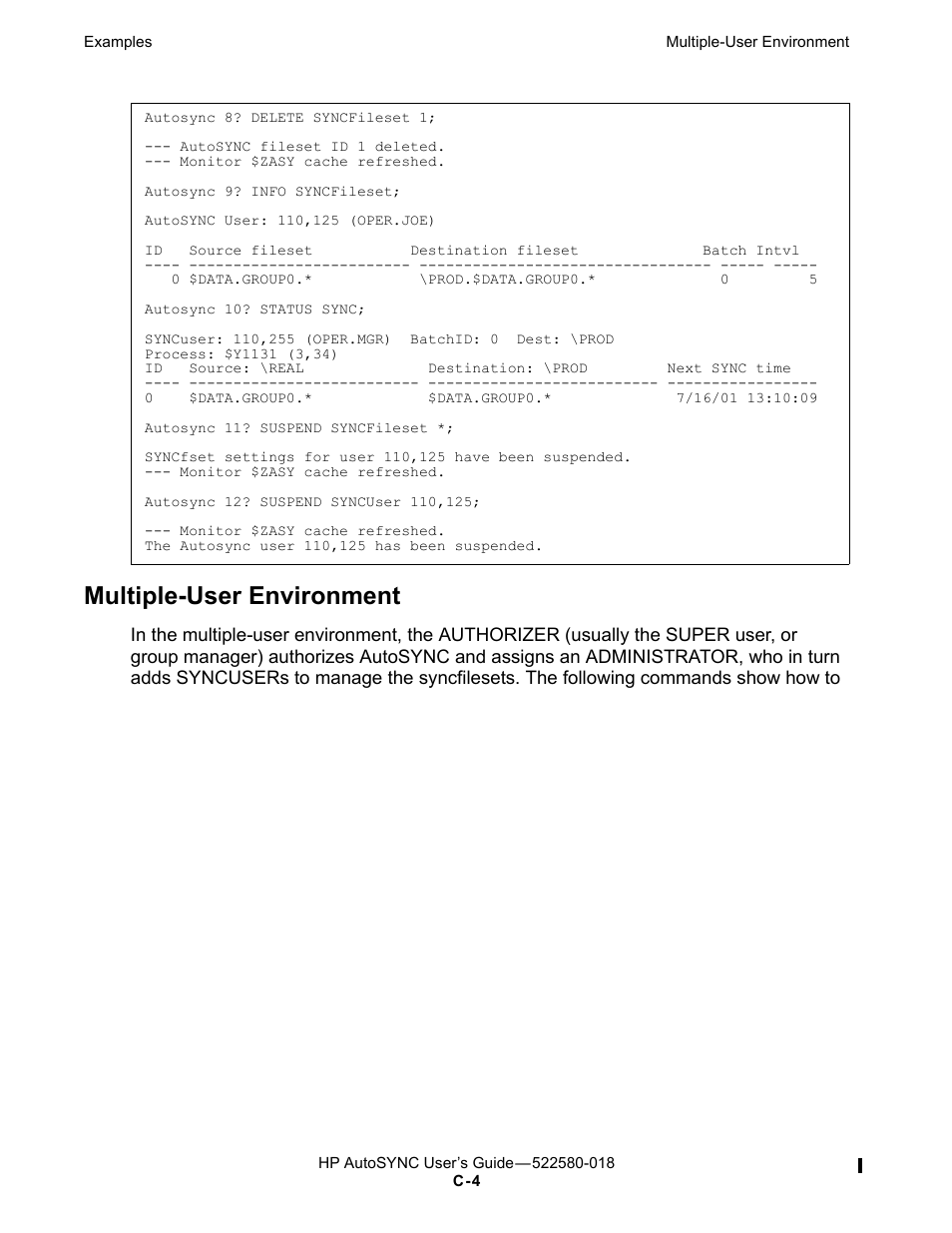 Multiple-user environment | HP Integrity NonStop J-Series User Manual | Page 250 / 266